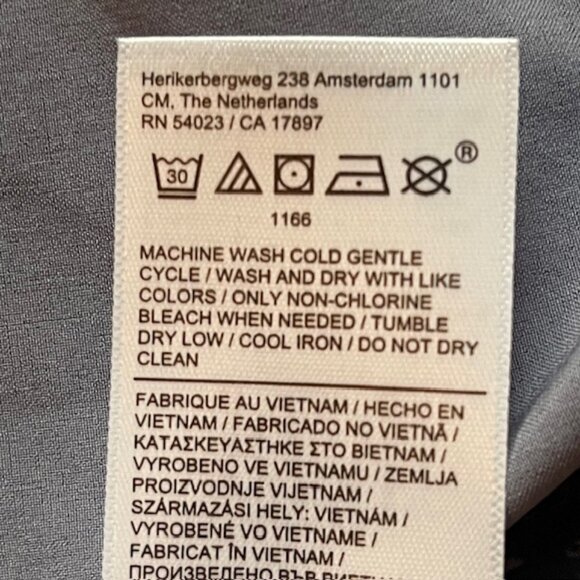 Athleta Refined Zephyr Tank, Blue Pattern, Size L - Picture 5 of 5